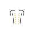 acupuncture outline icon. Element of colored spa icon for mobile concept and web apps. Thin line acupuncture outline icon can be