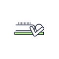 acupuncture outline icon. Element of colored spa icon for mobile concept and web apps. Thin line acupuncture outline icon can be