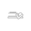 acupuncture outline icon. Element of spa for mobile concept and web apps icon. Outline, thin line icon for website design and