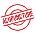 Acupuncture rubber stamp