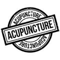 Acupuncture rubber stamp