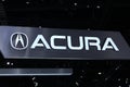 Acura car company logo emblem signage Royalty Free Stock Photo