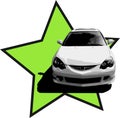 Acura RSX Illustration Royalty Free Stock Photo