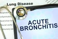 Acute bronchitis