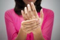 Acute pain in a women wrist