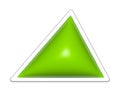 Acute triangle 3d shapes, 3d geometric basic, simple acute shape