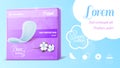 Ad Banner for Feminine Hygienic Maxi Cotton Pads