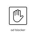 Ad blocker icon from Marketing collection.