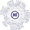 ad blocker vector icon. ad blocker editable stroke. ad blocker linear symbol for use on web and mobile apps, logo, print media.