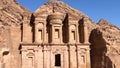 The Monaster Ad-deir in the Nabatean city of Petra, Jordan.