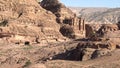 The Monaster Ad-deir in the Nabatean city of Petra, Jordan.