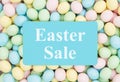 An ad for an Easter sale Royalty Free Stock Photo