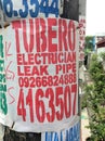 Ad of a Plumber and Electrician