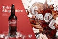 Ad template for fresh iced cola