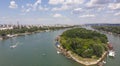 Ada MeÃâica, an island on Sava river in Belgrade, Serbia