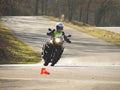 Motorcycles at ADAC driving safety training