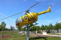 ADAC rescue helicopter on display