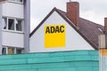 ADAC sign of Allgemeiner Deutscher Automobil-Club. ADAC is General German Automobile Club