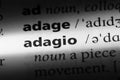 adagio