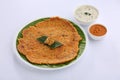 South Indian healthy Breakfast adai dosa Royalty Free Stock Photo