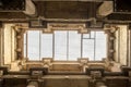 Adalaj stepwell tall pillars- Indian Heritage tourist place, ahm