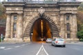 Adam Clark Tunnel under Castle Hill in Budapest Royalty Free Stock Photo