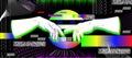 Adam creation banner, glitch digital hands. Michelangelo vaporwave art, creative love touch of god, screen pixel graphic