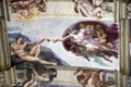 Adam Creation in Sistine Chapel Royalty Free Stock Photo