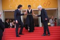 Adam Driver, Golshifteh Farahani, Jim Jarmusch Royalty Free Stock Photo