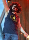 Adam Duritz with Counting Crows Royalty Free Stock Photo