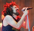 Adam Duritz with Counting Crows Royalty Free Stock Photo