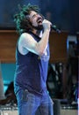 Adam Duritz with Counting Crows Royalty Free Stock Photo