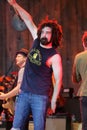 Adam Duritz with Counting Crows Royalty Free Stock Photo