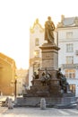 Adam Mickiewicz Monument on the Main square, KrakÃÂ³w, UNESCO, Poland