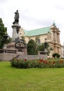 Adam Mickiewicz Monument in Warsaw, Poland