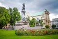 Poland, Warsaw, Adam Mickiewicz Square