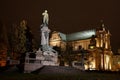 Adam Mickiewicz Statue and Church Assumption