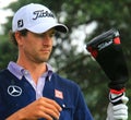 Adam Scott selecting a club Royalty Free Stock Photo