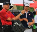 Adam Scott and Steve Williams Royalty Free Stock Photo