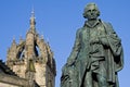 Adam Smith, Monument and St Giles Cathedral Royalty Free Stock Photo
