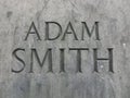 Adam Smith, Royal Mile, Edinburgh, Scotland Royalty Free Stock Photo