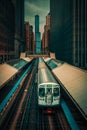 Adams Wabash station Royalty Free Stock Photo