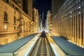 Adams Wabash Train line Royalty Free Stock Photo