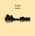 Adana, Turkey city silhouette