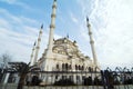 Adana Turkey - SabancÃÂ± Merkez Mosque Royalty Free Stock Photo