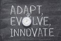 Adapt, evolve, innovate watch