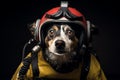 Adaptable Rescue dog. Generate Ai Royalty Free Stock Photo