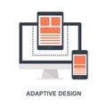 Adaptive Design icon concept