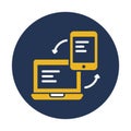 Adaptive, responsive device Vector Icon which can easily modify or edit