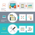 Adaptive Responsive Web Design Banner Set